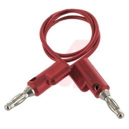 1 pcs - Mueller Electric, 10A, 300V, Red, 300mm Lead Length