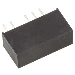 5 pcs - TRACOPOWER TMA DC-DC Converter, ±12V dc/ ±40mA Output, 13.5 - 16.5 V dc Input, 1W, Through Hole, +85°C Max Temp