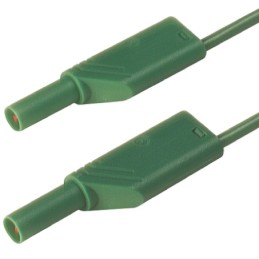 1 pcs - Hirschmann Test & Measurement, 32A, 1000V ac/dc, Green, 500mm Lead Length