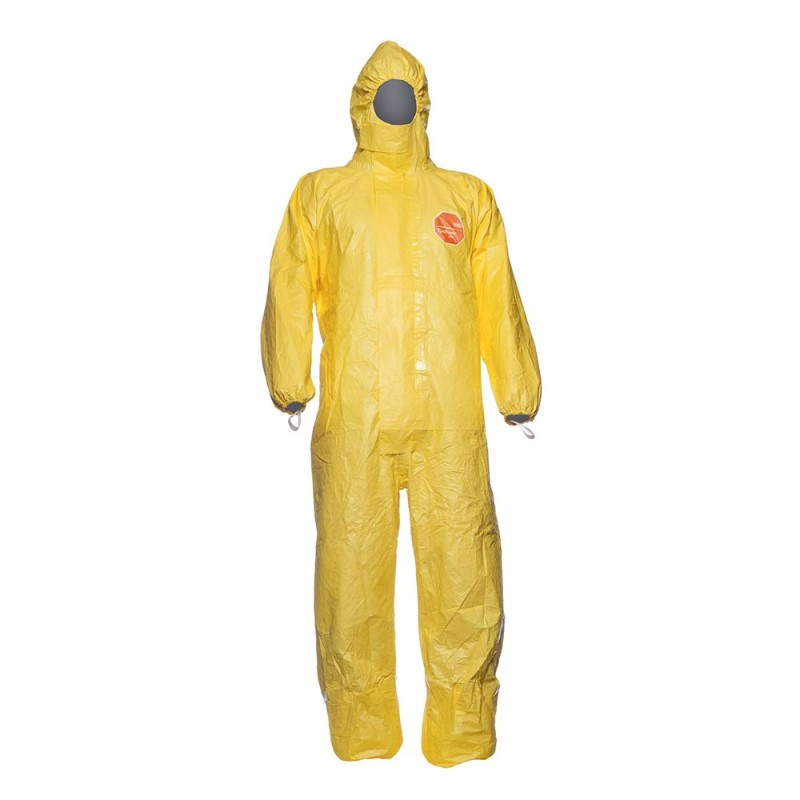 1 pcs - DuPont Yellow Coverall, EN 1073-2, EN 1149-5, EN 14126, EU 2016/425, XL