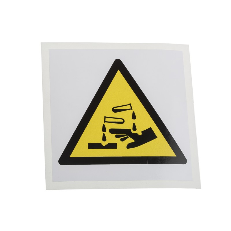 1 pcs - RS PRO Self-Adhesive Hazardous Substances Hazard Warning Sign