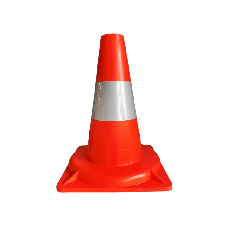 1 pcs - RS PRO Orange, White 300 mm PP Traffic Cone