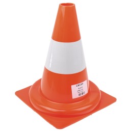 1 pcs - RS PRO Orange, White 300 mm PP Traffic Cone