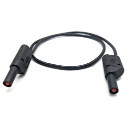 1 pcs - Mueller Electric Test Leads, 32A, 600(CATIII) V, 1000(CATII) V, Black, 0.25m Lead Length