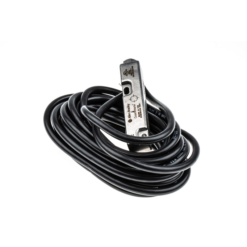 1 pcs - Allen Bradley Guardmaster 440N Series Magnetic Non-Contact Safety Switch, 24V dc, Stainless Steel Housing, 2NC, 4m Cable