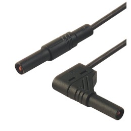 1 pcs - Hirschmann Test & Measurement, 32A, 1000V ac/dc, Black, 250mm Lead Length