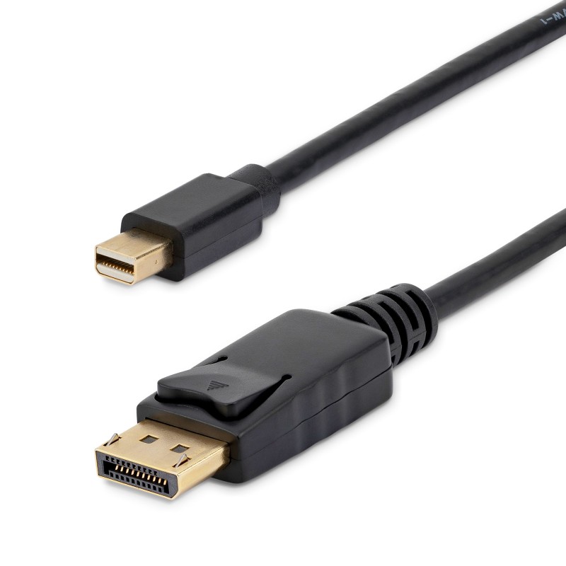 1 pcs - StarTech.com Male Mini DisplayPort to Male DisplayPort, PVC Cable, 4K @ 60 Hz, 1.8m