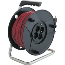 1 pcs - SAM 50m 4 Socket Type E - French Cable Reel, 250 V