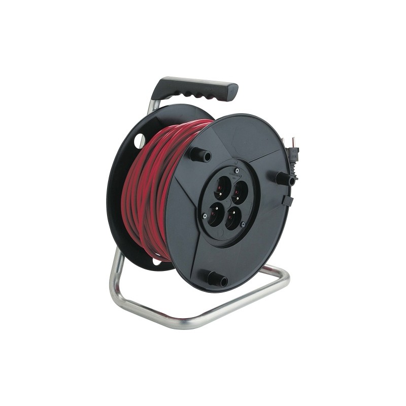 1 pcs - SAM 50m 4 Socket Type E - French Cable Reel, 250 V