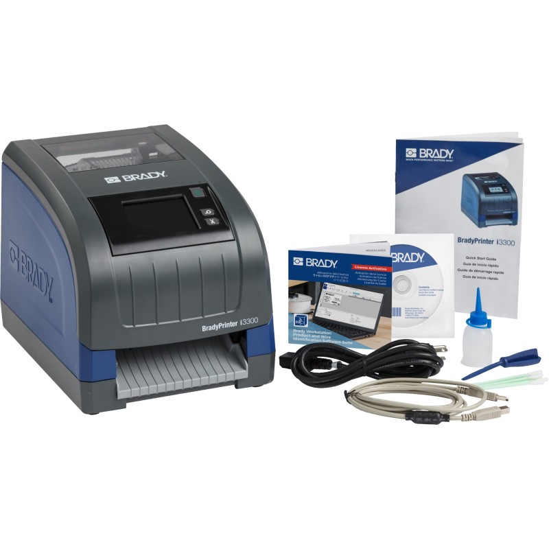 1 pcs - Brady i3300 Label Printer, 108mm Max Label Width, UK Plug