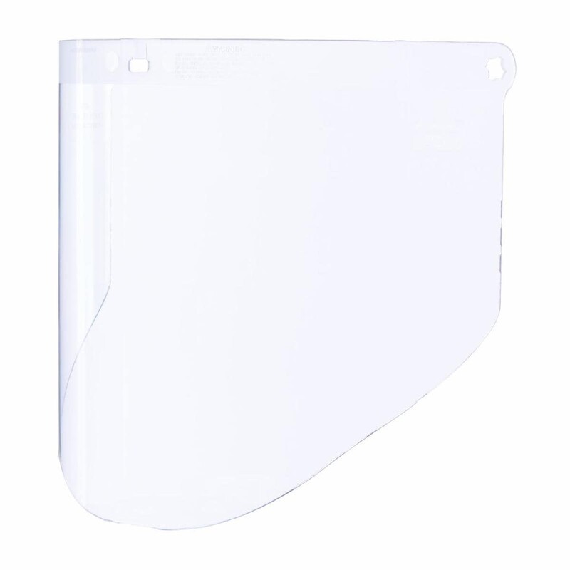 1 pcs - 3M Clear PC Visor, Resistant To Flying Particles, Liquids
