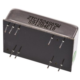 5 pcs - TRACOPOWER THD 15WIN DC-DC Converter, 5V dc/ 3A Output, 9 - 36 V dc Input, 15W, Through Hole, +85°C Max Temp