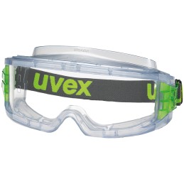 1 pcs - Uvex Ultravision, Scratch Resistant Anti-Mist Safety Goggles with Clear Lenses