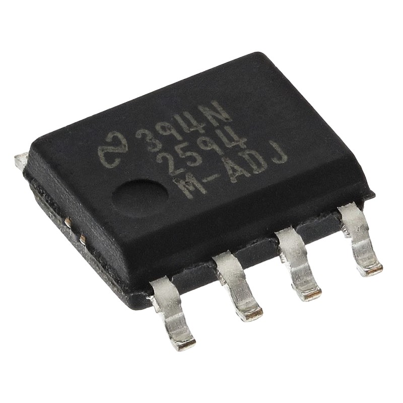 5 pcs - Texas Instruments, LM2594M-ADJ/NOPB Step-Down Switching Regulator, 1-Channel 500mA Adjustable 8-Pin, SOIC