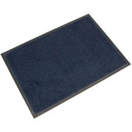 1 pcs - Coba Europe COBAwash Anti-Slip, Door Mat, Carpet, Indoor Use, Black/Blue, 0.85m 1.5m 8mm