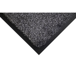 1 pcs - Coba Europe COBAwash Anti-Slip, Door Mat, Carpet, Indoor Use, Black/Steel, 0.85m 1.5m 8mm
