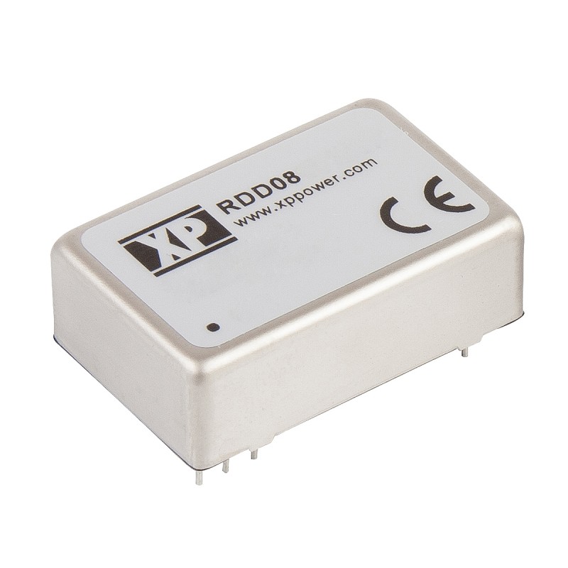 5 pcs - XP Power RDD DC-DC Converter, 5V dc/ 1.6A Output, 42 - 176 V dc Input, 8W, Through Hole, +85°C Max Temp -40°C