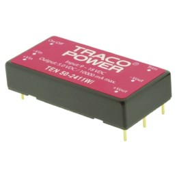 5 pcs - TRACOPOWER TEN 50WI DC-DC Converter, 24V dc/ 2.08A Output, 9 - 36 V dc Input, 50W, Through Hole, +85°C Max Temp