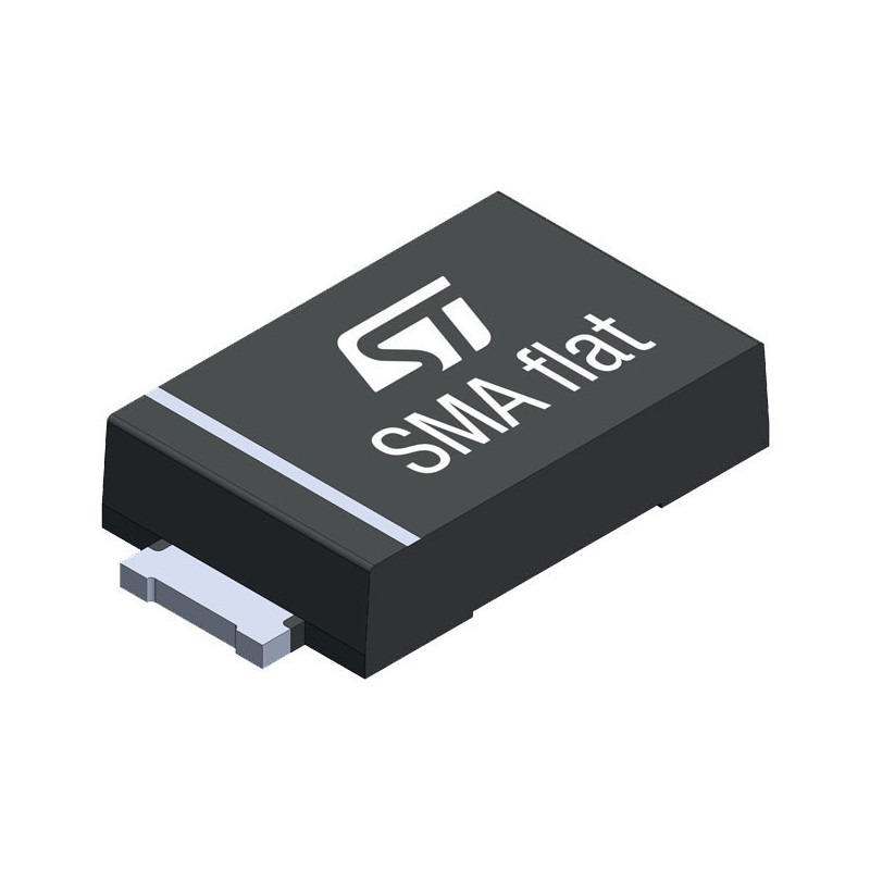 25 pcs - STMicroelectronics SMA4F11AY, Uni-Directional TVS Diode, 400W, 2-Pin SMA Flat
