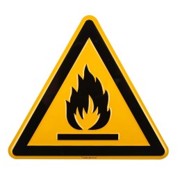 1 pcs - Wolk Fire Safety Hazard Warning Sign