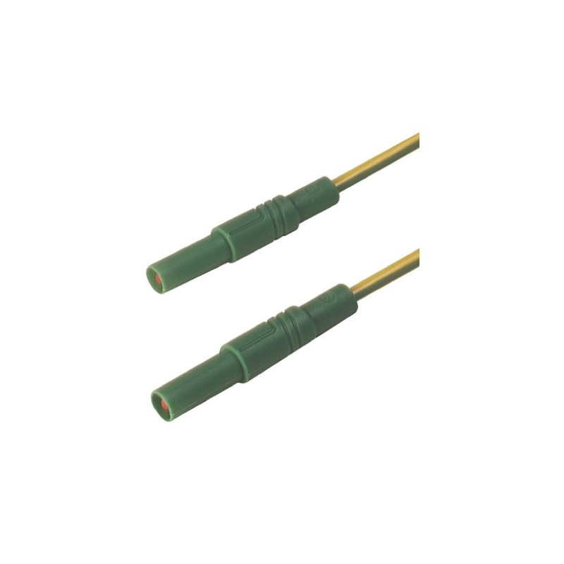 1 pcs - Hirschmann Test & Measurement, 32A, 1000V ac/dc, Green, Yellow, 2m Lead Length