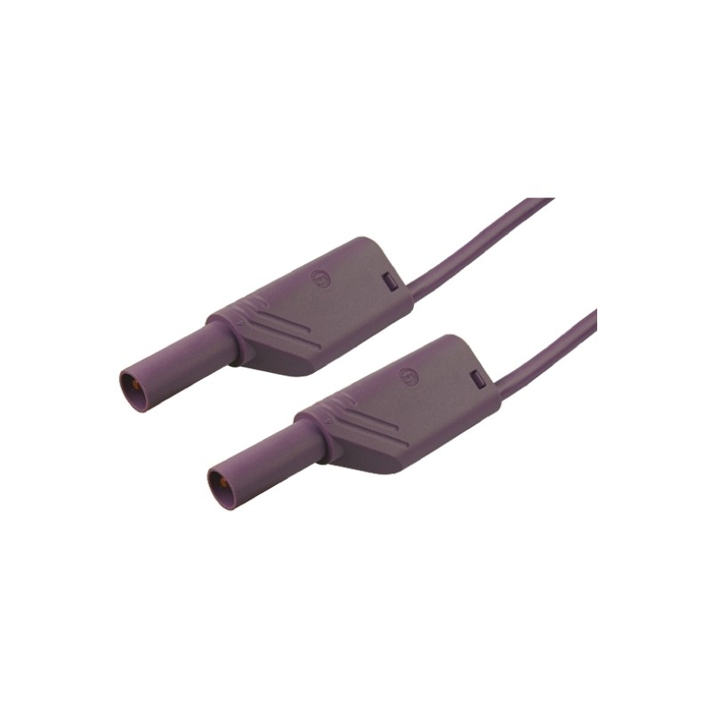 1 pcs - Hirschmann Test & Measurement, 32A, 1000V ac/dc, Violet, 500mm Lead Length
