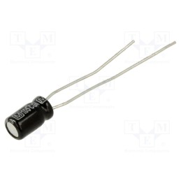10 pcs x PANASONIC - EEAGA1E100H - Capacitor: electrolytic, THT, 10uF, 25VDC, Ø4x7mm, Pitch: 2.5mm