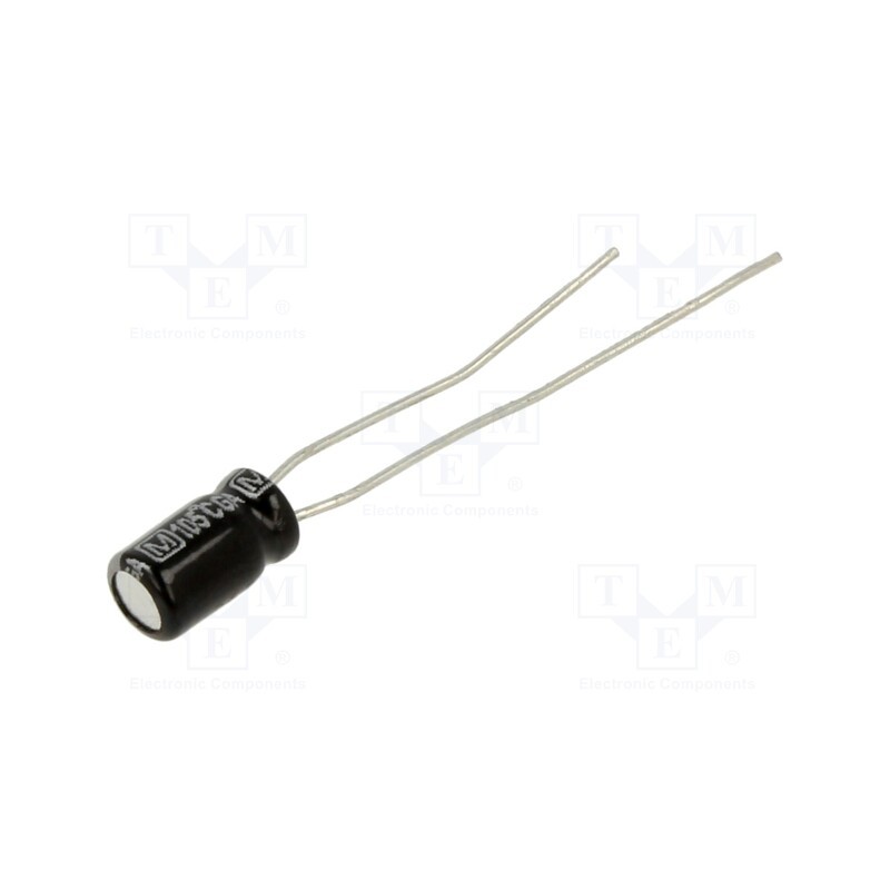 10 pcs x PANASONIC - EEAGA1E100H - Capacitor: electrolytic, THT, 10uF, 25VDC, Ø4x7mm, Pitch: 2.5mm