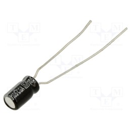 10 pcs x PANASONIC - EEAGA1E100B - Capacitor: electrolytic, THT, 10uF, 25VDC, Ø4x7mm, Pitch: 5mm, ±20%
