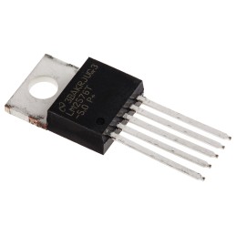 5 pcs - Texas Instruments, LM2576T-5.0/NOPB Step-Down Switching Regulator, 1-Channel 3A 5-Pin, TO-220
