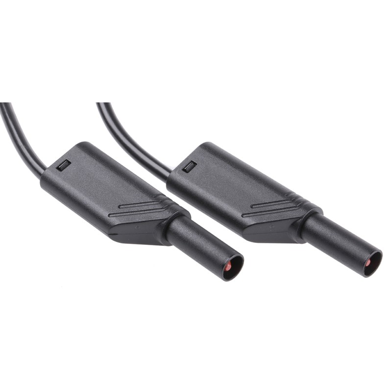 1 pcs - Hirschmann Test & Measurement, 32A, 1000V ac/dc, Black, 1m Lead Length