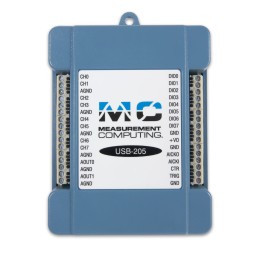 1 pcs - Digilent MCC USB-202 Data Acquisition, 8 Channel(s), USB, 500ksps, 12 bits