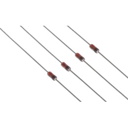 250 pcs - Vishay, 6.2V Zener Diode 6% 500 mW Through Hole 2-Pin DO-35