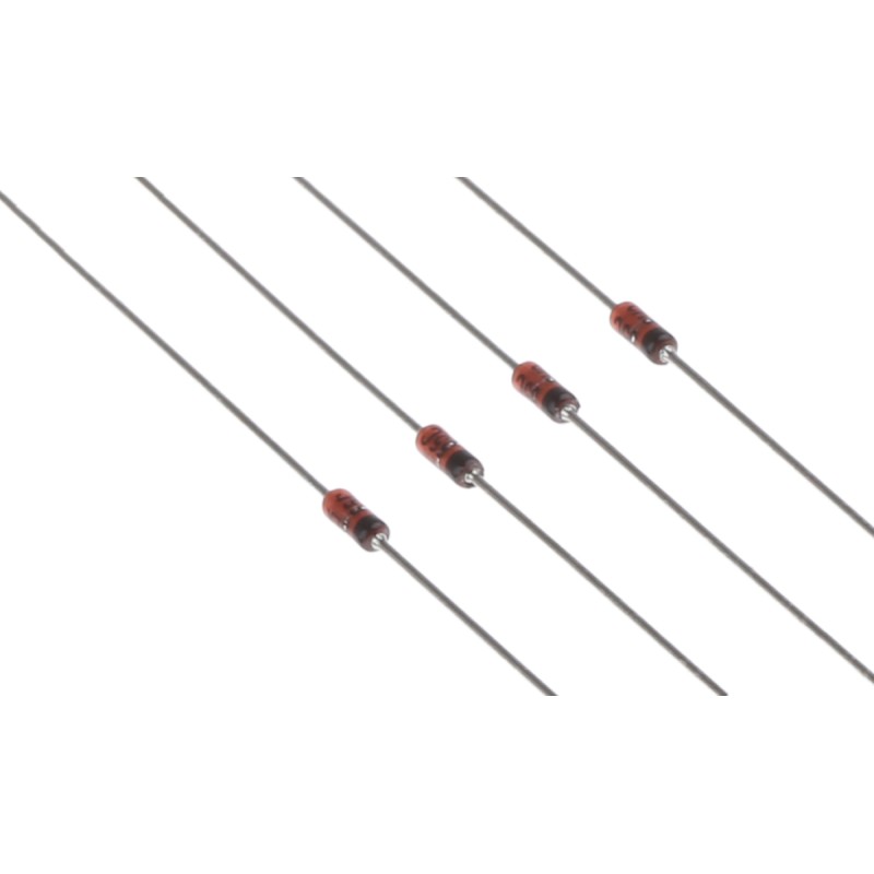 250 pcs - Vishay, 6.2V Zener Diode 6% 500 mW Through Hole 2-Pin DO-35