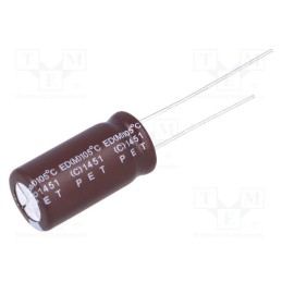 10 pcs x Elite - ED1A152MNN1020 - Capacitor: electrolytic, low ESR, THT, 1500uF, 10VDC, Ø10x20mm