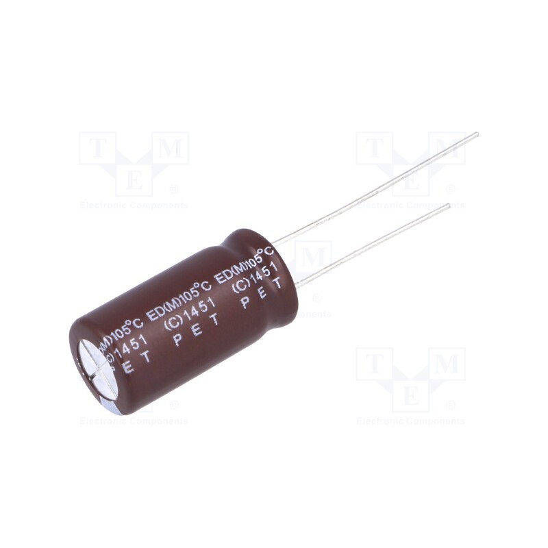 10 pcs x Elite - ED1A152MNN1020 - Capacitor: electrolytic, low ESR, THT, 1500uF, 10VDC, Ø10x20mm