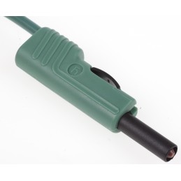 1 pcs - Hirschmann Test & Measurement, 16A, 30 V ac, 60V dc, Green, 1m Lead Length