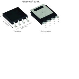 3000 pcs - N-Channel MOSFET, 75 A, 60 V, 4-Pin PowerPAK 8 x 8L Vishay SQJ164ELP-T1_GE3