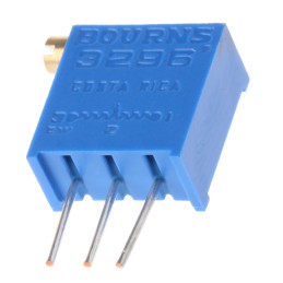 10 pcs - 2kΩ, Through Hole Trimmer Potentiometer 0.5W Side Adjust Bourns, 3296