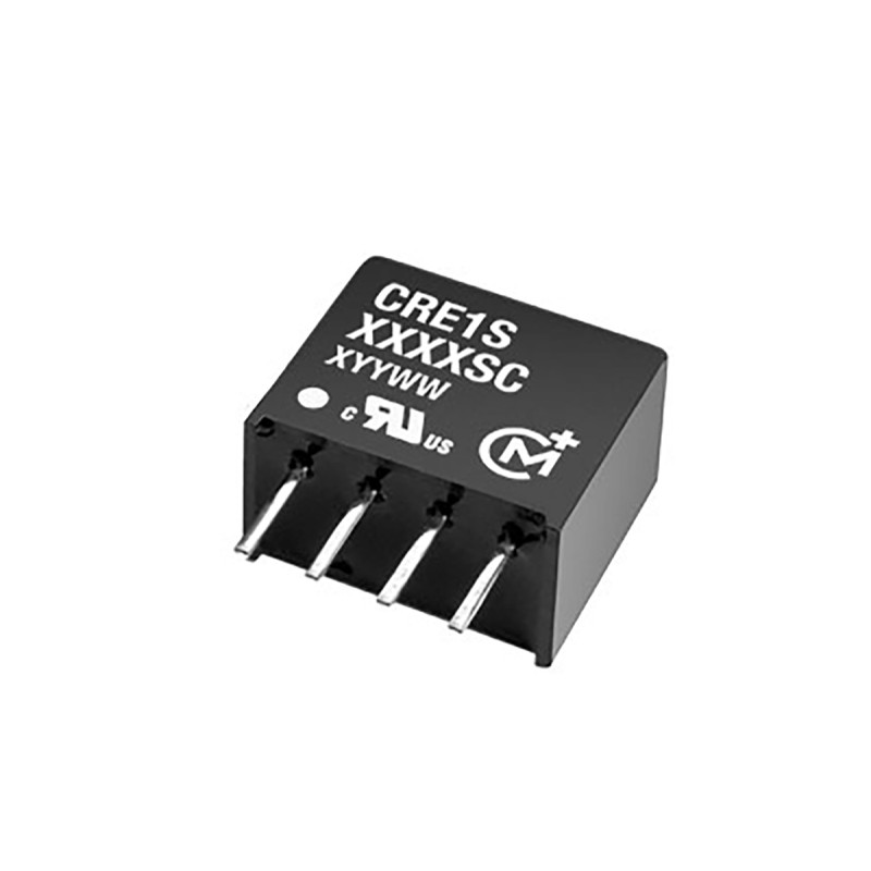 5 pcs - Murata Power Solutions CRE1 DC-DC Converter, 5V dc/ 200mA Output, 4.5 - 5.5 V dc Input, 1W, Through Hole, +85°C