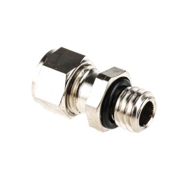 1 pcs - SES Sterling A1 Series Metallic Nickel Plated Brass Cable Gland, M6 Thread, 2mm Min, 2.5mm Max, IP68, IP69K