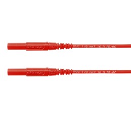 1 pcs - Schutzinger Test lead, 16A, 1kV, Red, 1m Lead Length