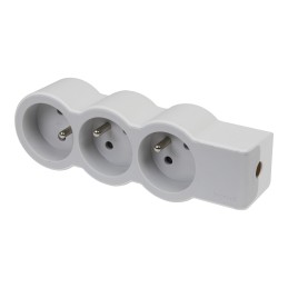 1 pcs - Legrand 3 Socket Type E - French Extension Lead