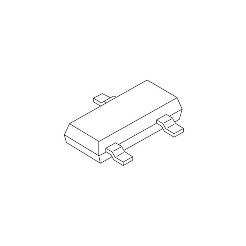 3000 pcs - N-Channel MOSFET, 300 mA, 240 V, 3-Pin SOT-23 Vishay TN2404K-T1-GE3