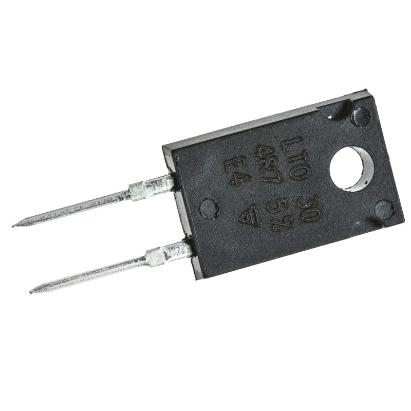 5 pcs - Vishay 4.7Ω Thick Film Resistor 30W ±5% LTO030F4R700JTE3