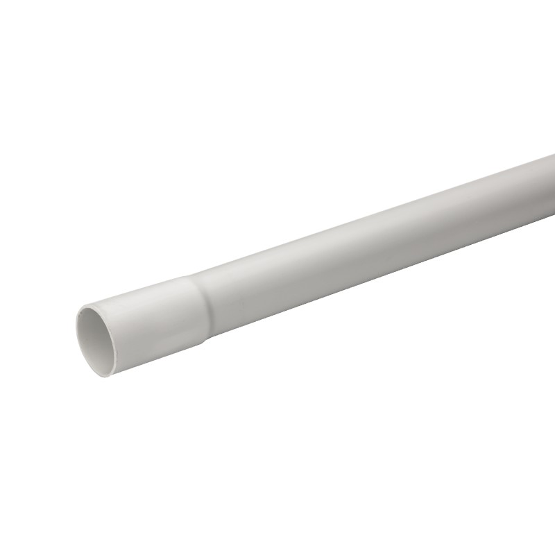 1 pcs - Schneider Electric Rigid Conduit, 27.8mm Nominal Diameter, PVC, Grey