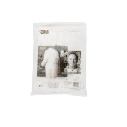 1 pcs - 3M White Unisex Visitor Coat, XL