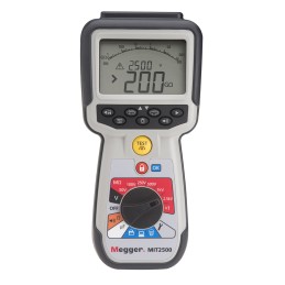 1 pcs - Megger MIT2500 Insulation Tester, 50V Min, 2500V Max, 200GΩ Max, CAT IV