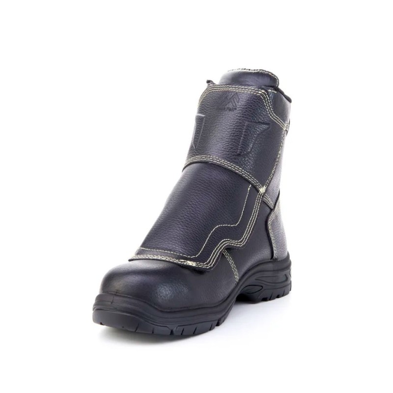 1 Pair - Rockfall RF8000 Black Fibreglass Toe Capped Men's Safety Boots, UK 8, EU 42