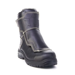 1 Pair - Rockfall RF8000 Black Fibreglass Toe Capped Men's Safety Boots, UK 8, EU 42